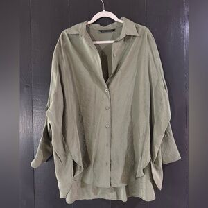 ZARA - oversized button down